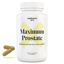 Maximum Prostate Supplements for Men – 600 mg Beta Sitosterol & 100 mg DIM Per Serving – Mens Health Supplements for Urinary Support & Bladder Control (60 Caps)