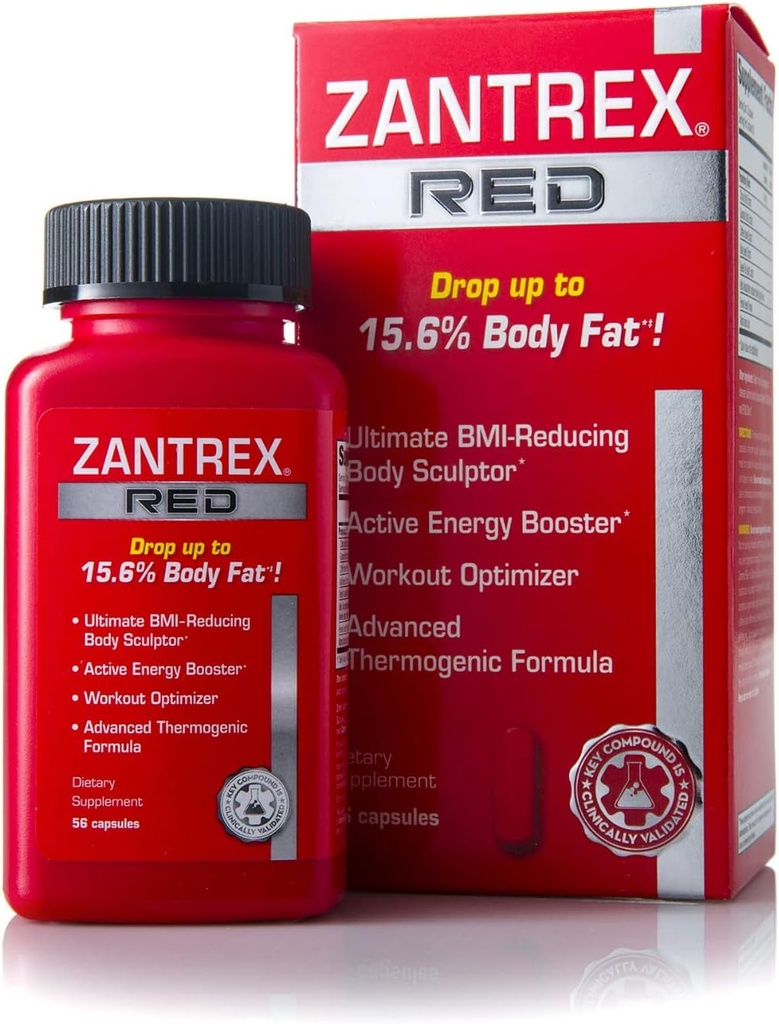 Zantrex Red Fat Burner & Active Energy Booster Supplement 