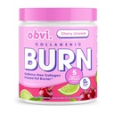 Obvi Collagenic Burn Powder: Collagen Peptide Blend avec GBB, Ashwagandha & Green Coffee: stimule le métabolisme, l'énergie et le bien-être.