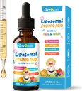 Liquid Folinic Acid & Methylfolate Drops for Kids, Folic Acid Supplement with Methylated B12 for Women, with Zinc Citrate, Vitamin B6 & C, Support for Brain, Focus & Cellular Health, MTHF, 2 Fl Oz