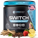 Switch, Brain Boosting Nootropic Energy Supplement Powder - Made in USA - Alpha GPC, NALT, Ashwagandha, Sugar Free Energy, Keto, verhogen van de geestelijke focus & cognitieve functie, verbetert Mood & Geheugen