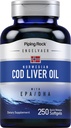 Piping Rock Cod Leverolie Softgels 250 Tellen met EPA DHA 