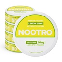 Nootro Cafeine Nootrope Zakjes (Citroen Lime) - Energie zakjes met 50mg Cafeïne, 50mg Alpha GPC, 50mg L-Theanine zonder suiker en geen Calorieën - 20 Zakjes Per Can - 5 Pack