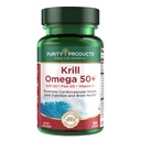 Zuiverheid Producten Krill Omega 50 (Krill + Visolie Blend 1000mg + Astaxanthine 500mcg + Fosfolipiden 200mg + Vitamine D 500 IE) - 60 Mini Softgels