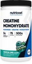 Poudre monohydratée de créatine de Nutricost (Explosion du cristal, 500 grammes) - Supplément de créatine micronisé - végétalien, sans OGM, sans gluten