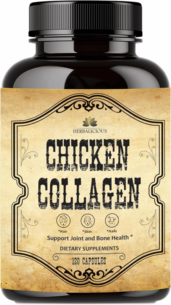 HERBALIOUS Chicken Collagen Capsules 