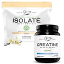 Muscle Feast Creatine Monohydraat & Grass-Fed Wei Isoleer bundel 