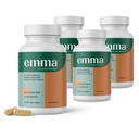 Emma Gut Health - 4 Pack - Gas- en opblaashulp, constipatie, Leaky Gut Repair - Gut Cleanse & Restore Digestie - Regulate Bowel Movement. Probiotica en Laxatieve Alternatieve, 240 capsules
