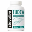 STAY LEVENDE TUDCA Capsules 500mg, Tauurourso deoxycholzuur Bile Salts, 90 Tel, niet-GMO en Glutenvrije TUDCA Supplement voor mannen en vrouwen