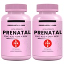 Onderzoek Labs Prenatale Vitaminen voor Vrouwen 2 Fer 1 Ad: 6X Meer Biobeschikbaarheid Methylated Folaat Foliumzuur MTHF 5 