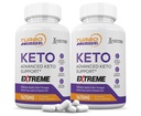 (2 Pack) Turbo Ripped Keto ACV pilules extrêmes 1675MG Capsule de prise en charge Keto alternative au Keto ACV Formulé avec vinaigre de cidre de pomme Extra huile d'olive vierge poudre de thé vert Feuille 120 Capsules