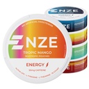 NZE Cafeïne Nootropic Pouches (Variety Pack) - Energie zakjes met 50 mg cafeïne, Alpha GPC, L-tyrosine & L-Theanine zonder suiker of kunstmatige zoetstoffen - 15 zakjes per blik - 5 verpakking