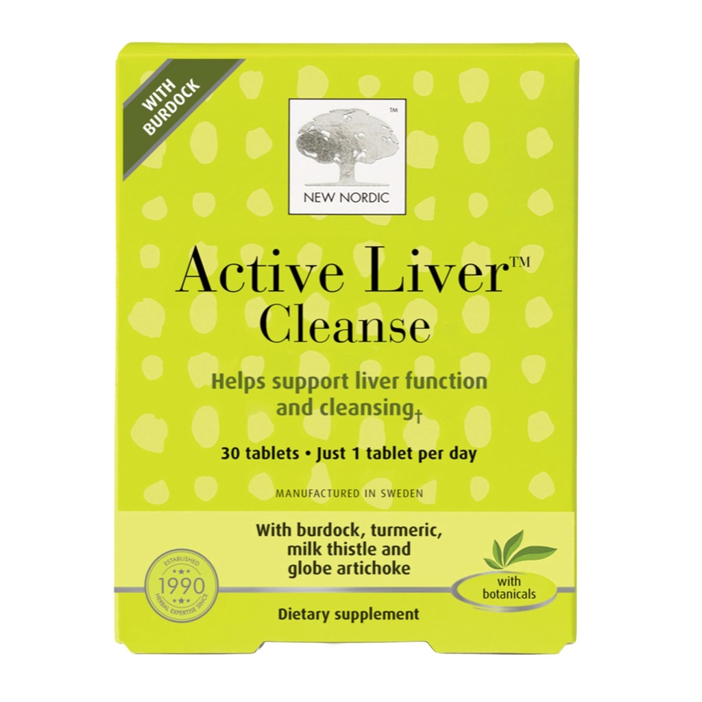 NIEUWE NORDIC Actieve Lever Reiniging 30 Dagen Levering, Reiniging Ondersteuning, 30 Tablets (verpakking van 1)