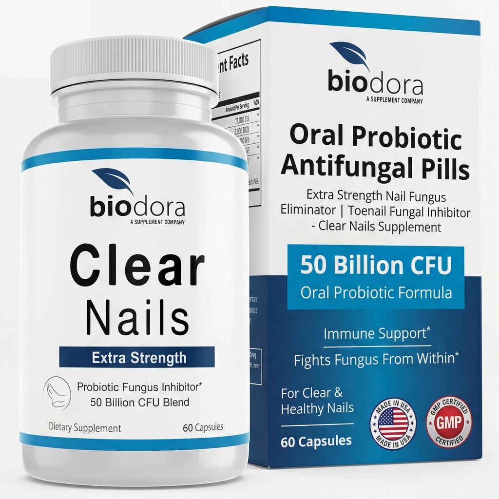Heldere nagels - Extra sterkte - Probiotische schimmelremmer - 50 miljard CFU