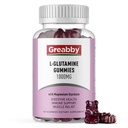 L Glutamine 1000 mg Gummy's - Muscle Relief & Immune Support, Amino Acid Supplement met Magnesium Glycinate, Vegan & Non-GMO, Glutenvrij (60 Tel.)