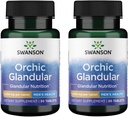 Swanson Orchic Glandular - Herengezondheid 1000 mg 30 Tabs (2 Pack)