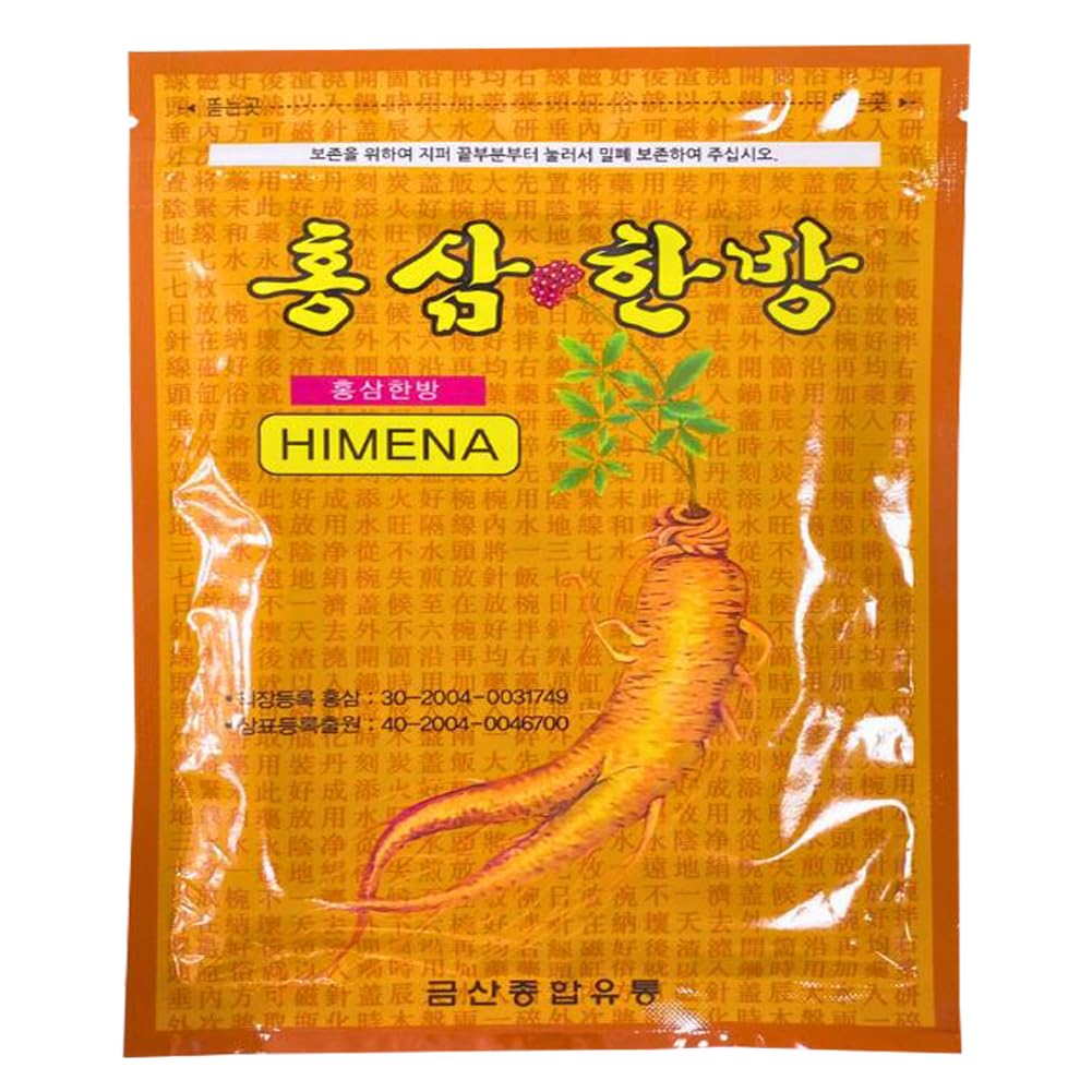 HIMENA Red Ginseng Herbal Patch for Knee, Joint, Neck, Back, Muscle, Shoulders, 2 Packs of 40 Patches