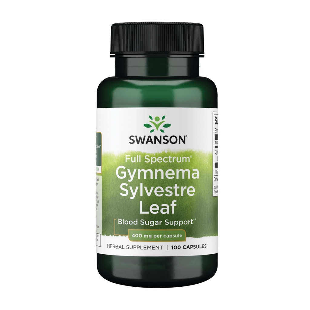 Swanson Full Spectrum Gymnema Sylvestre Leaf - Traditioneel Ayurvedic Herb - (100 capsules)
