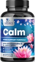 Natuurlijke rust, ontspannen en ontspannen ondersteuning - Ashwagandha, GABA, Magnesium, L-Theanine & More - Natural Focus, Energy & Immune Support - Nature's Non-GMO, Veganistan, Gluten Free, Bottled in USA - 120 Capsules