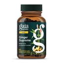 Gaia Kruiden Ginger Supreme - Ondersteunt gezonde spijsvertering en neemt af en toe Misselijkheid - met biologische gemberwortel en kurkumawortel - 60 Vegan vloeibare Phyto-Capsules (60-dagen levering)
