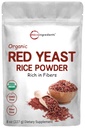 Micro Ingrediënten Biologische Rode Gist Rijst Poeder, 8 Ounce (1 jaar levering), Non-GMO, Vegan Vriendelijk