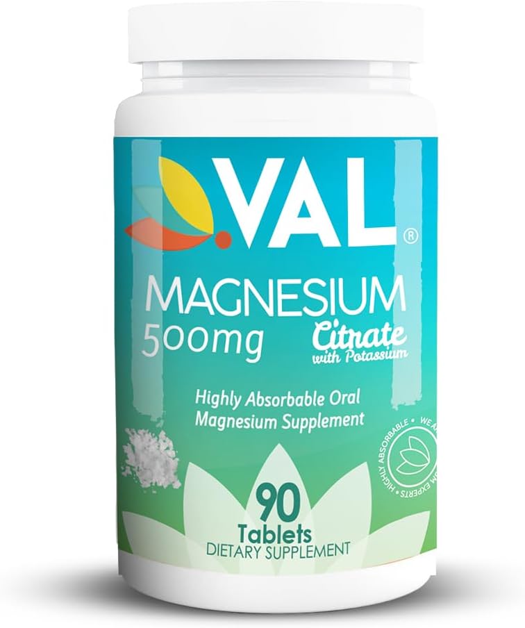 VAL Magnesiumcitraat + B6 + Kalium, 90 tabletten