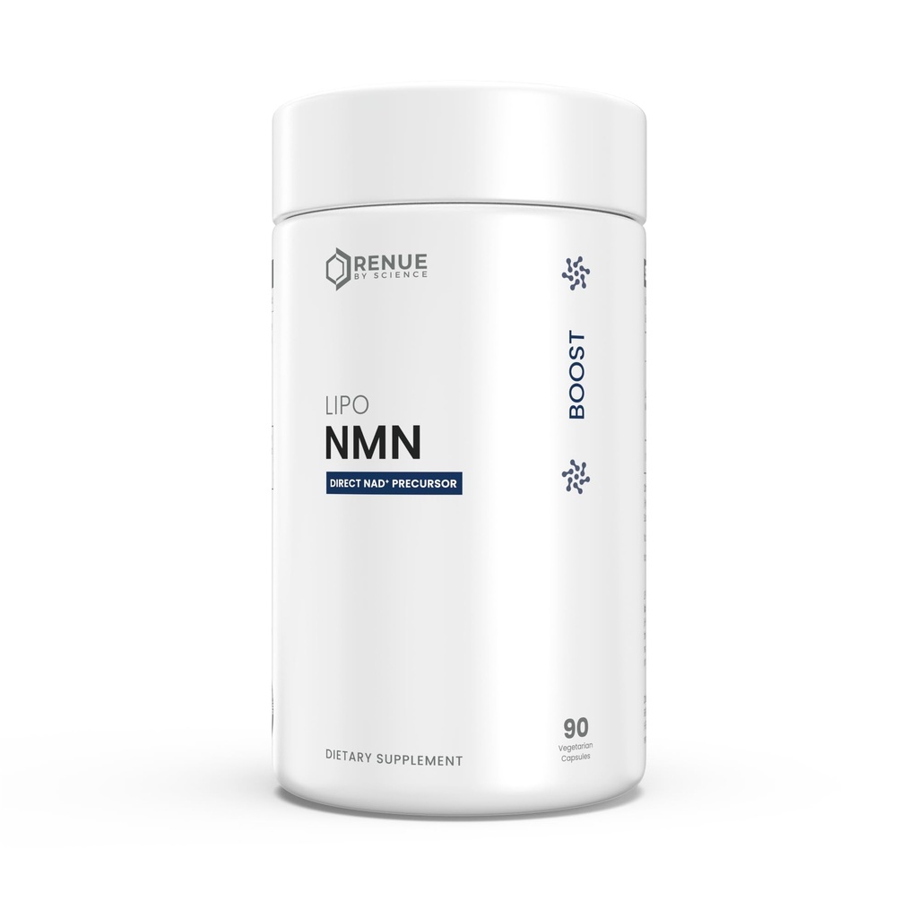 Renue By Science NMN Supplement | 90 Liposomal NMN Capsules - 500mg NMN Nicotinamide Mononucleotide per Serving | Bioavailable Formula for Increased Absorption | Manufactured in the USA