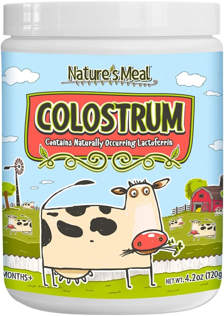 Immuunondersteuning voor kinderen - Colostrum poeder, Natural Super Food met Lactoferrine, IgG, en PRPS 4.2 oz. Leeftijd 6 Maanden +
