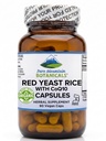 Pure Mountain Botanicals Rode Gist Rijst met CoQ10 90 Kosher Vegan Capsules Nu met 600mg Biologische Rode Rijst Gist Plus Co Q 10