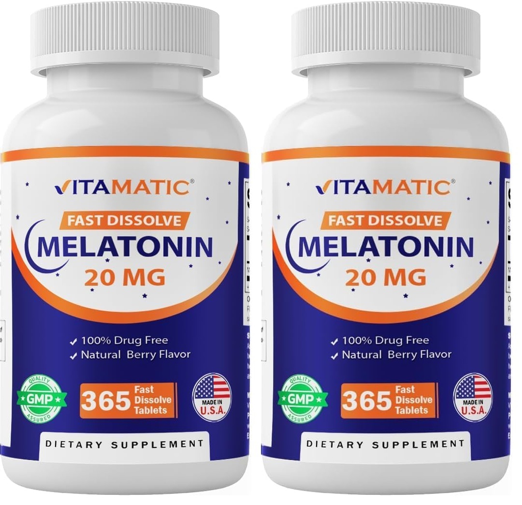 Vitamatic Melatonine 20 mg Tabletten 