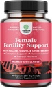 Vruchtbaarheid Supplement voor vrouwen met prenatale multivitaminen - vrouwelijke vruchtbaarheid Ondersteuning met prenatale Choline Inositol Folate Chasteberry en CoQ10 Blend voor vrouwen te bevorderen snellere ontvangst