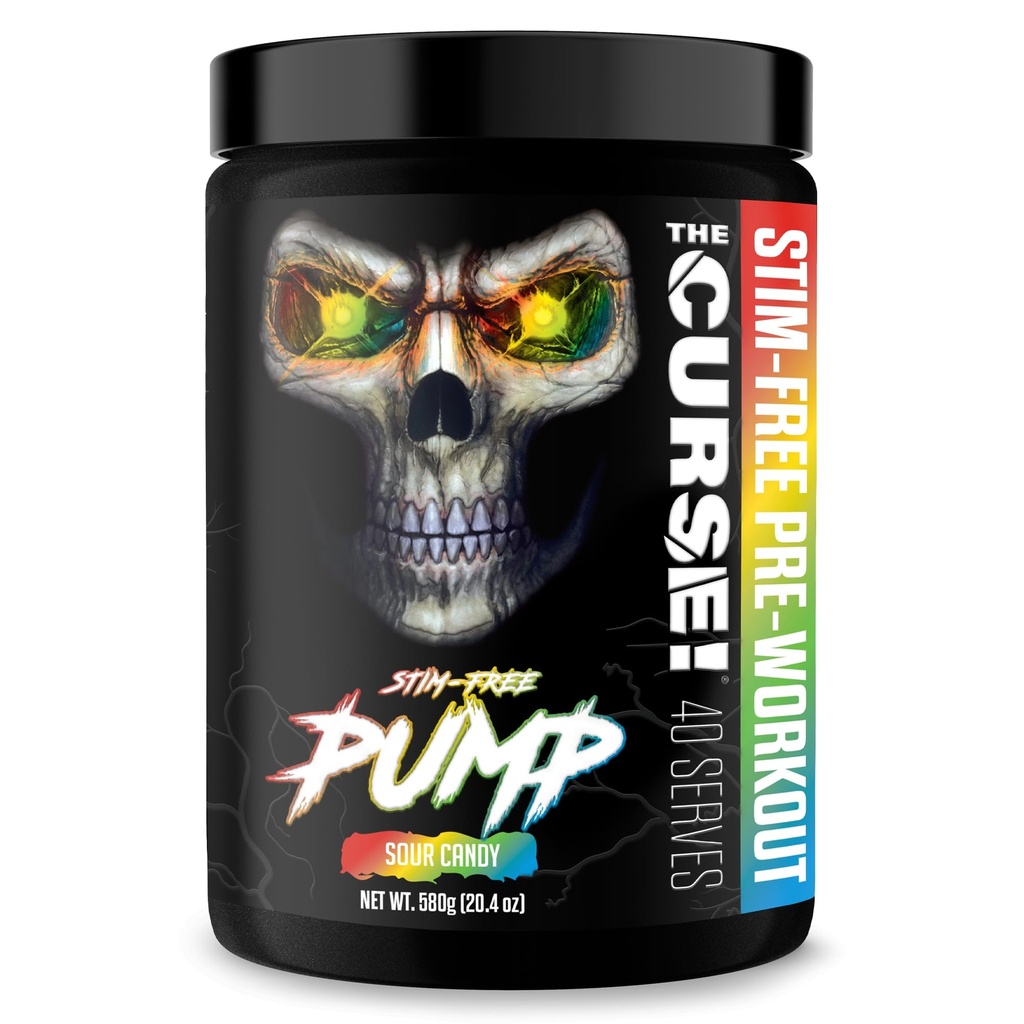 JNX SPORTS The Curse! Pump Pre Workout Powder - Stim-Free Pre Workout 