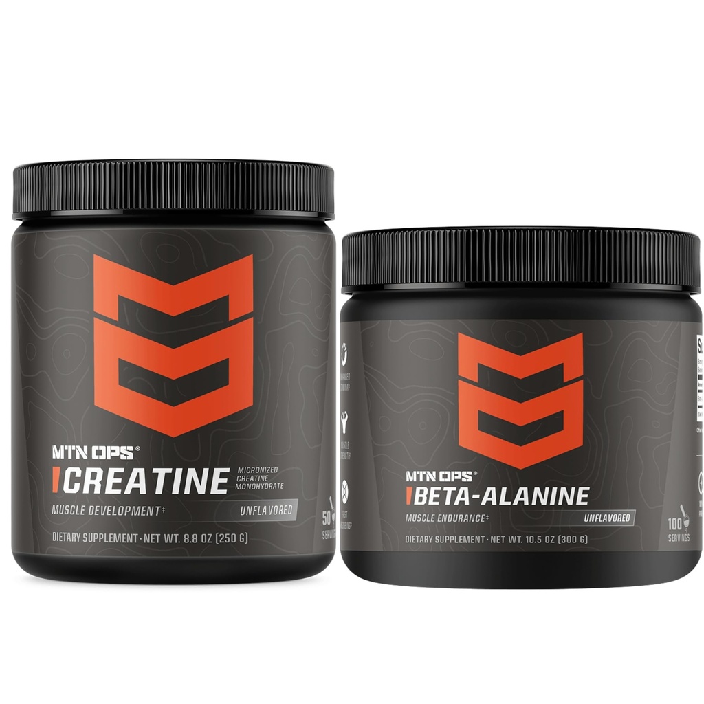 MTN OPS Creatine Monohydraat & Beta Alanine Performance Stack 