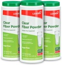 LEADER poudre de supplément de fibre prébiotique, 186 portions, 100% de la poudre de fibres de blé naturel dextrine quotidienne pour la santé digestive, sans sucre, sans clair et sans goût, sans gluten, sans saveur, 8,7 OZ, (3 pack)