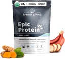 Sprout Living, Epic Protein, Plant Based Protein & Superfoods Powder, Real Sport 
