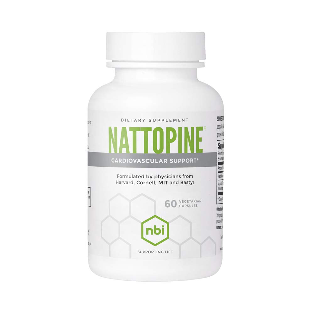 NBI NattoPine, Gezonde Circulatie Ondersteuning voor mannen & vrouwen 60ct Veggie Capsules