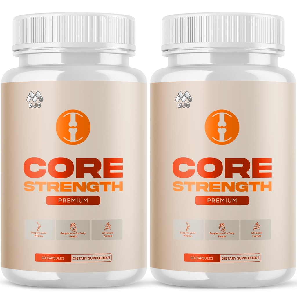 (2 Pack) Core Strength Supplement for Joint Support, Official Core Strength Joint Pills with All Natural Ingredients, Advanced Health & Wellness Support with Max Strength Multivitamins (120 Capsules)