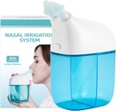 Neus besproeiingssysteem, neus spoelmachine, Sinus spoelmachine, Sinus reiniger machine met watertank en afval inzameling tank - neusreiniger voor Sinus, Sinus volwassene,allergie relief - blauw