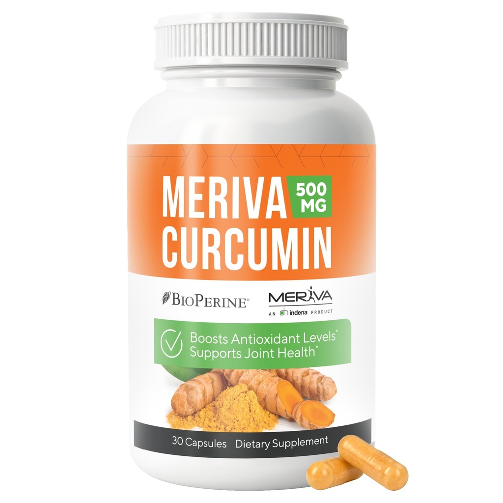 NERVE RENEW Meriva Curcumin met zwarte peper en bioperine - Antioxidant Boost Nerve Ondersteuning Supplement - 30 capsules