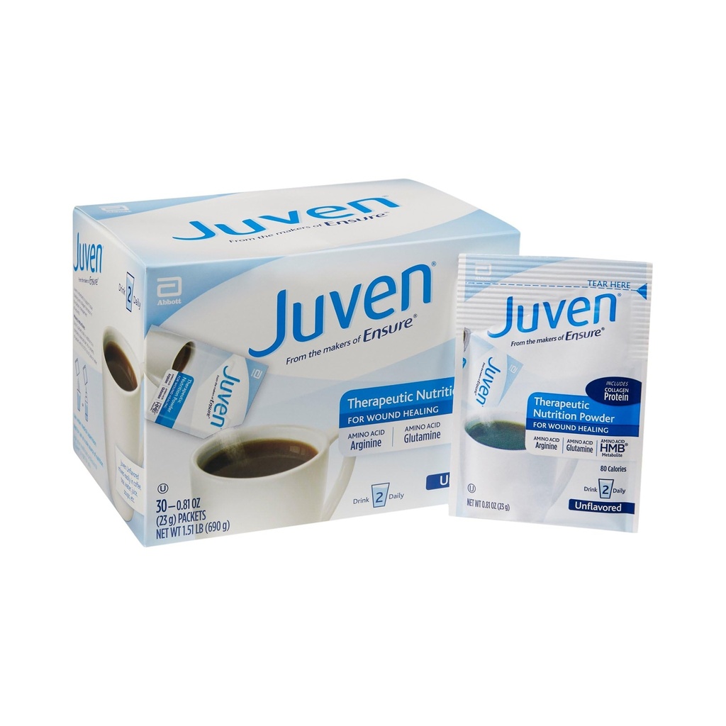 Medline Juven Powder Nutritional Supplement (Unflavored, Packaging), 0,81 Ounce elk, 30 Tellen (verpakking van 1)