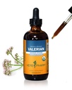 Herb Pharm Certified Biologische Valeriaan Root Liquid Extract voor ontspanning en rustgevende slaap, Biologische Cane Alcohol, 4 Ounce