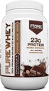 Pure Label Nutrition 100% Grass-Fed, Chocolate Wei Concentrate Proteine Powder (24g) met essentiële Aminozuren, voor pre en post workout herstel & spieropbouw, laag vet en lage koolhydraten - 2lbs