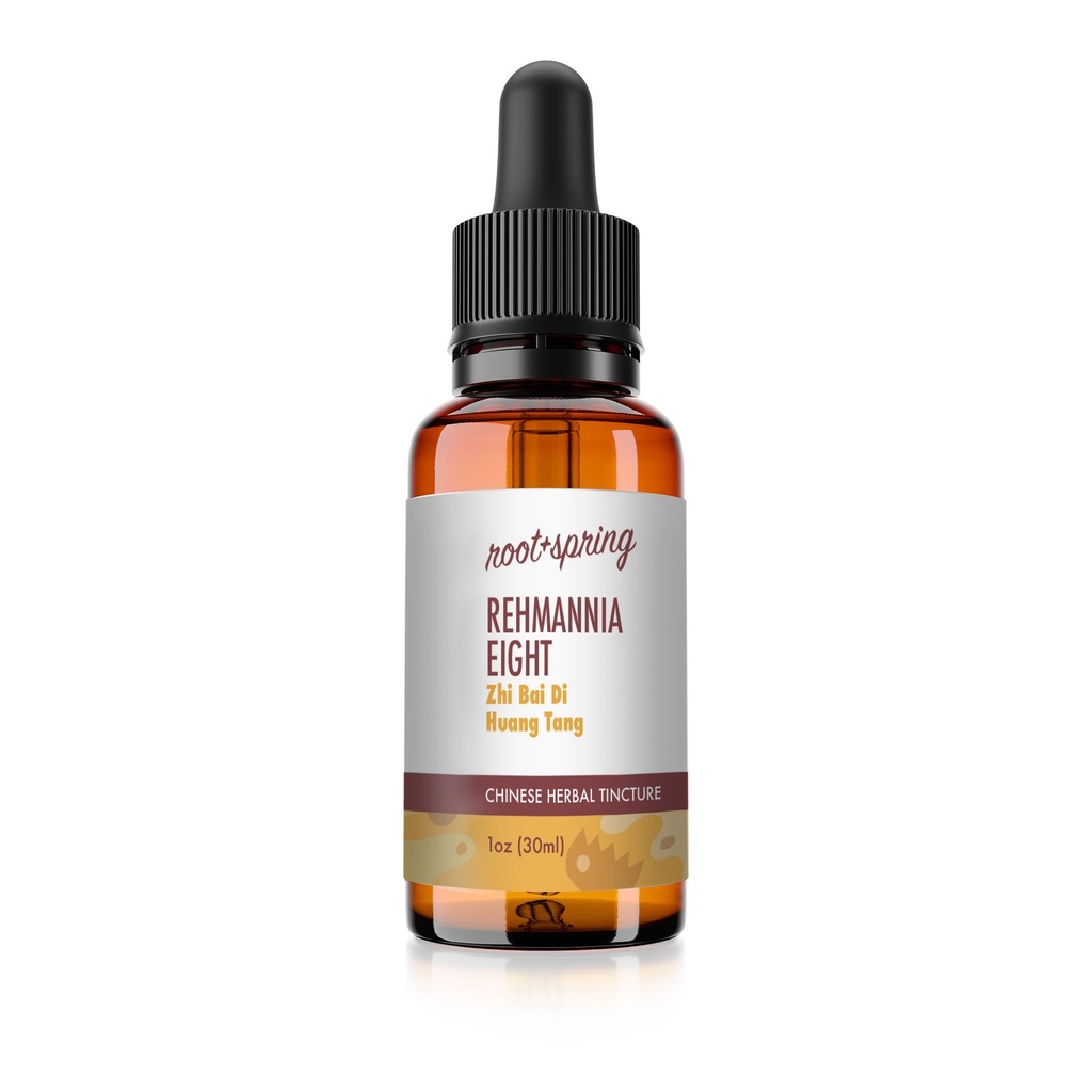 Rehmannia Eight - Zhi Bai Di Huang Tang - Herbal Tincture (Liquid Extract) - Zhi Bai Di Huang Wan Concentrate with Dropper - Natural TCM Herb Blend Supplement 1 oz