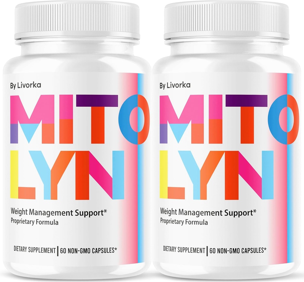 (2 Pack) Mitolyn Capsules - Mitolyn, Mitolyn Advanced Formula Pills, Mitolyn Supplement, Mito Lyn, Mito Lyn Pills, Mitolyn Support, Mitolyn Pill, Mitolyn Supplement Pills, 120 Capsules voor 2 maanden