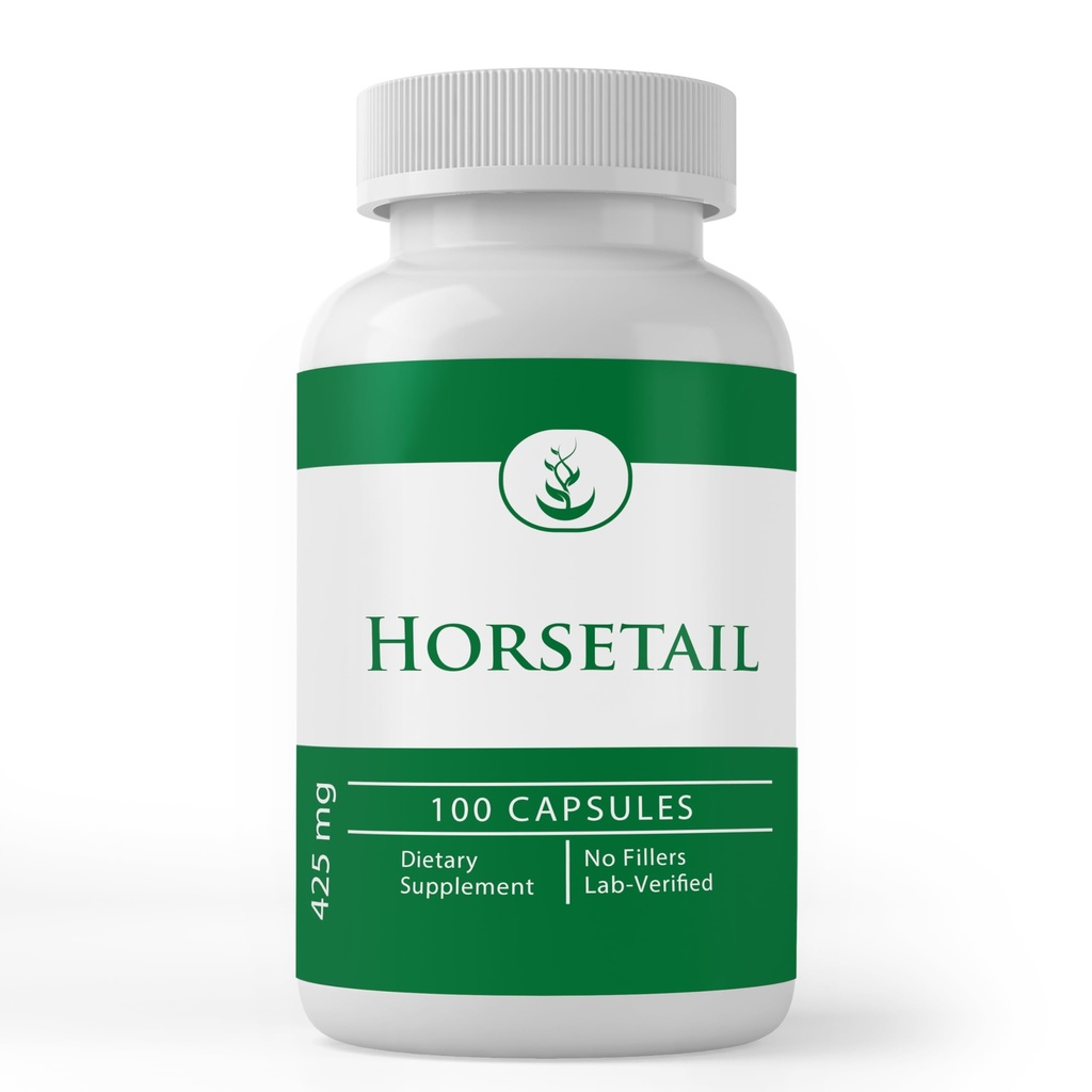 Pure originele ingrediënten Horsetail, (100 capsules) Altijd zuiver, Geen additieven of fillers, Lab geverifieerd