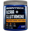 BodyTech BCAA + Glutaminepoeder met vitamine C, L Glutamine & More, essentiële pre-workout of postworkout Aminozuren voor mannen en vrouwen, ongearomatiseerd, 7.3 Oz, 30 porties