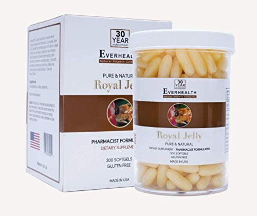 EVERHEALTH Royal Jelly 1000mg 300 Capsules Dieetsupplement
