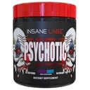 Insane Labz Psychotisch, High Stimulant Pre Workout Powder, Extreme Lasting Energy, Focus and Endurance met Beta Alanine, Creatine Monohydraat DMAE, 35 Srvgs (Gummy Candy)
