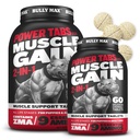 Bully Max 2-in-1 Muscle Builder Kauwtabletten voor Puppies & Adult Dogs - Hondenvitaminen & Supplementen voor Spiergroei & Groei - Canine Puppy Multivitaminen voor alle rassen & leeftijden - 60 Tabs (2 flessen)